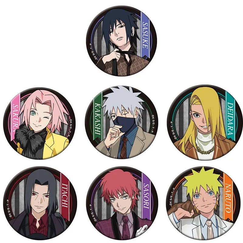 Anime Merchandise Ideas - Naruto Sasuke Anime insignia Pin Set