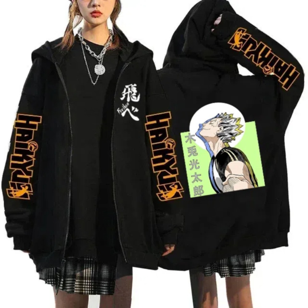 Japanese Anime Merchandise Store - Nuevas chaquetas con cremallera estampadas con