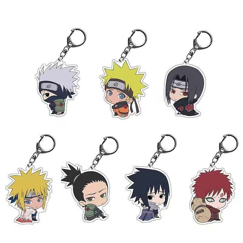 Anime Merchandise In Japan - Llavero acrílico de Naruto chibi, lindo