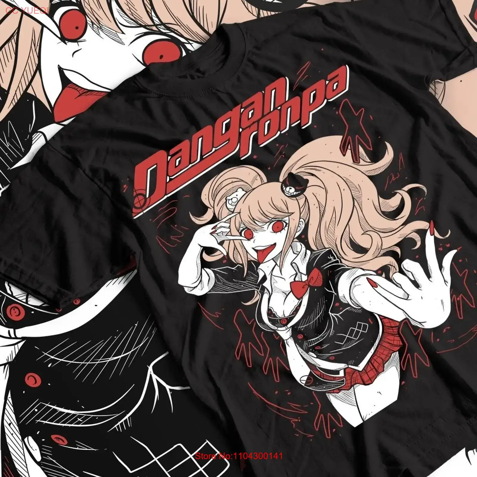 Anime Themed Merchandise - Camiseta de Anime Junko Enoshima Danganronpa,