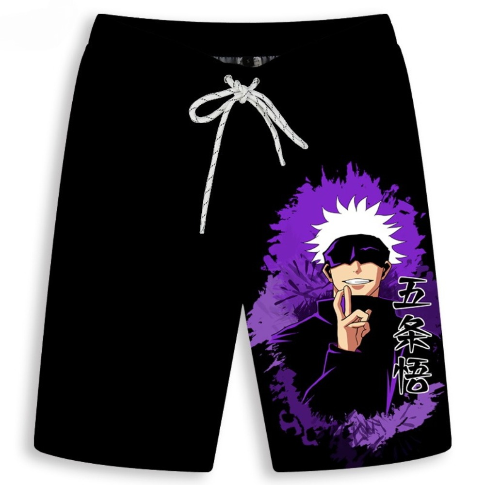 Anime Merchandise Store In Japan - Pantalones cortos con estampado Gojo Satoru