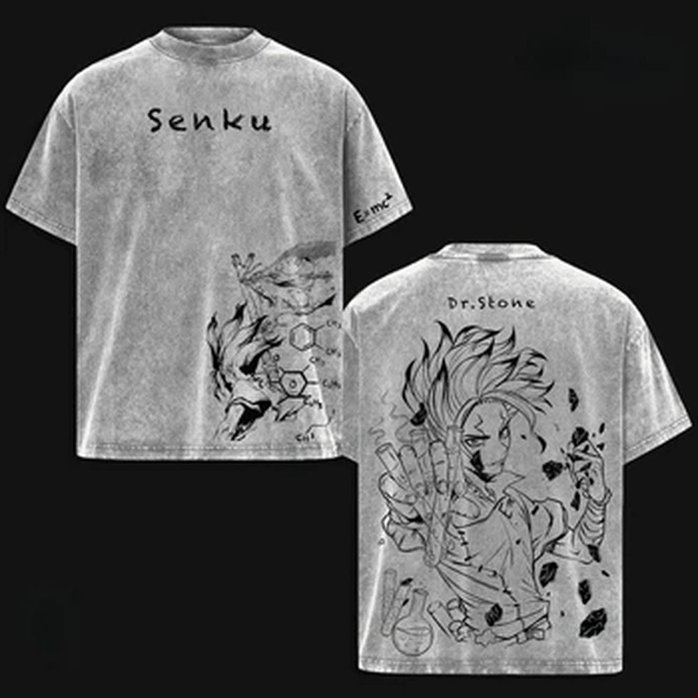 Anime Themed Merchandise - Camiseta Ishigami Senkuu Dr.STONE con estampado