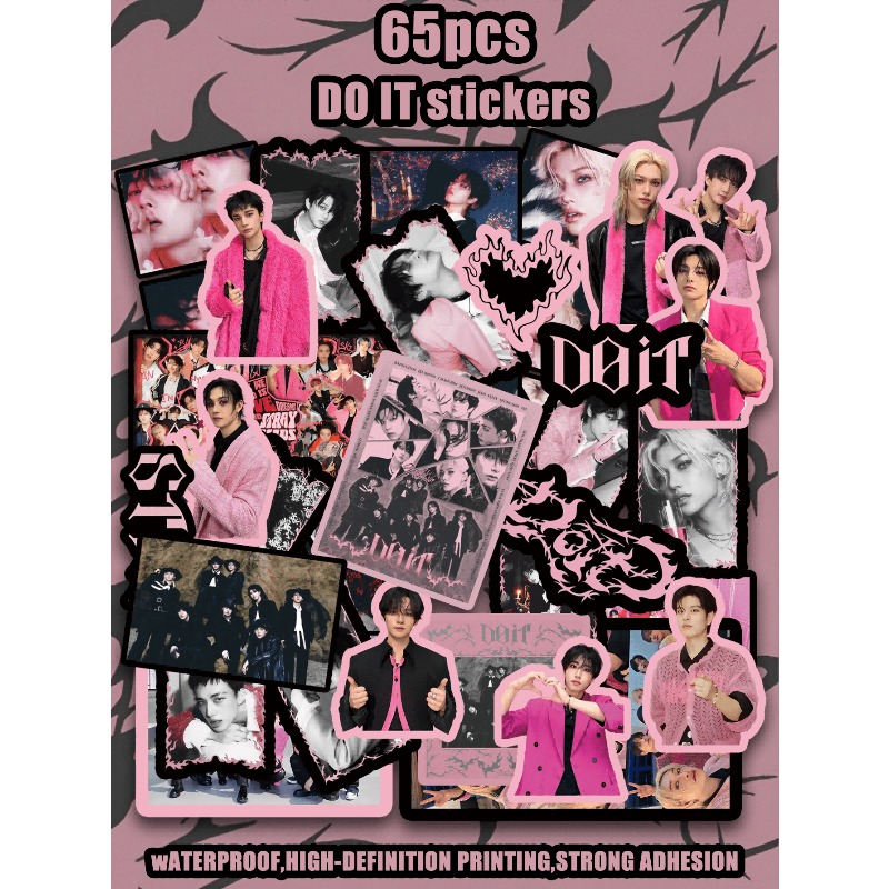 Sticker Sheet Set - Paquete de pegatinas StrayKid,SK,DOIT de 64/65/69