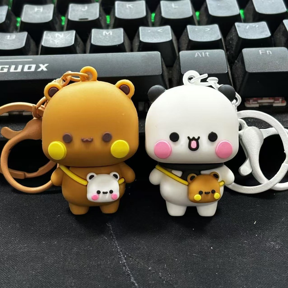 Anime Merchandise Wholesale - Lindo llavero de Panda Kawaii Bubu