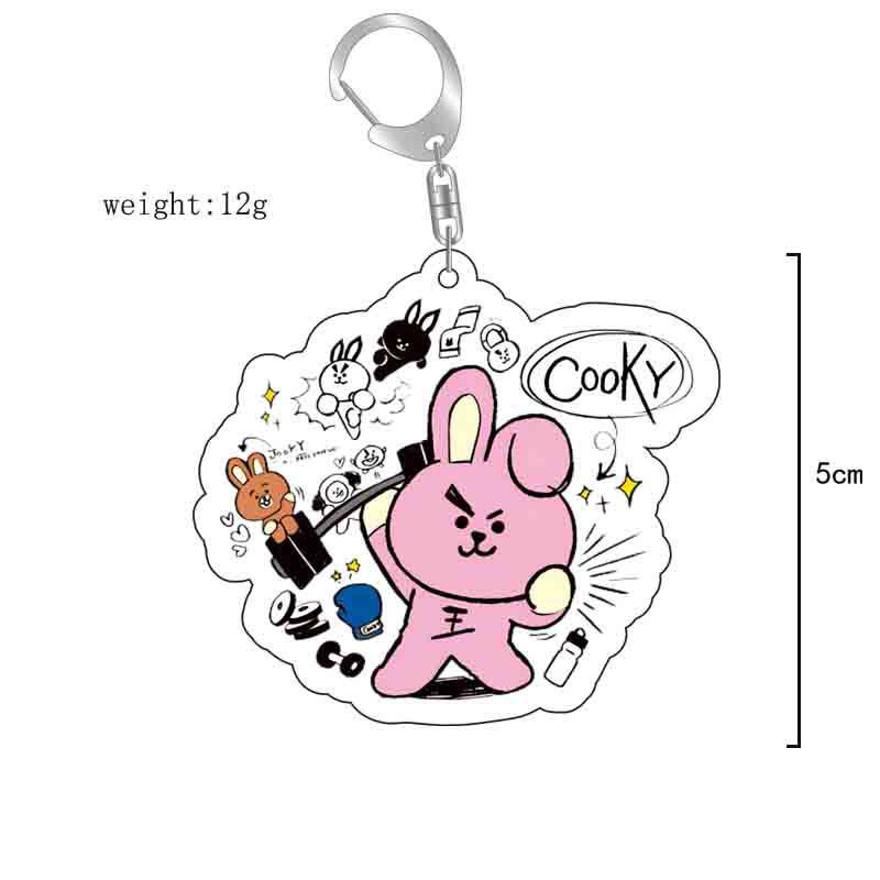 Llavero acrílico BT21 de anime - Anime Merchandise Wholesale reseña y precio
