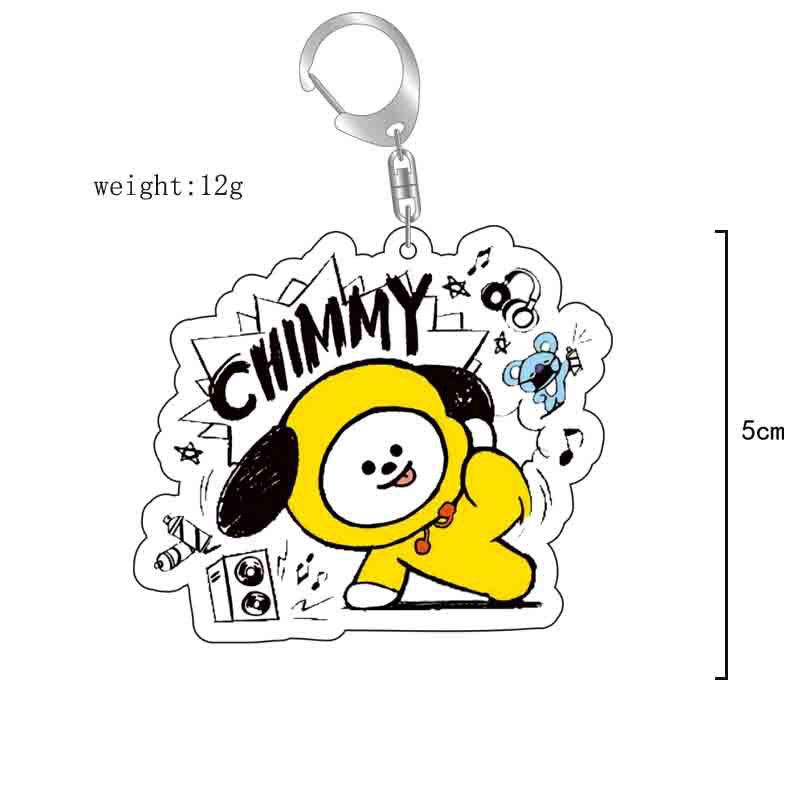Llavero acrílico BT21 de anime - Anime Merchandise Wholesale reseña y precio