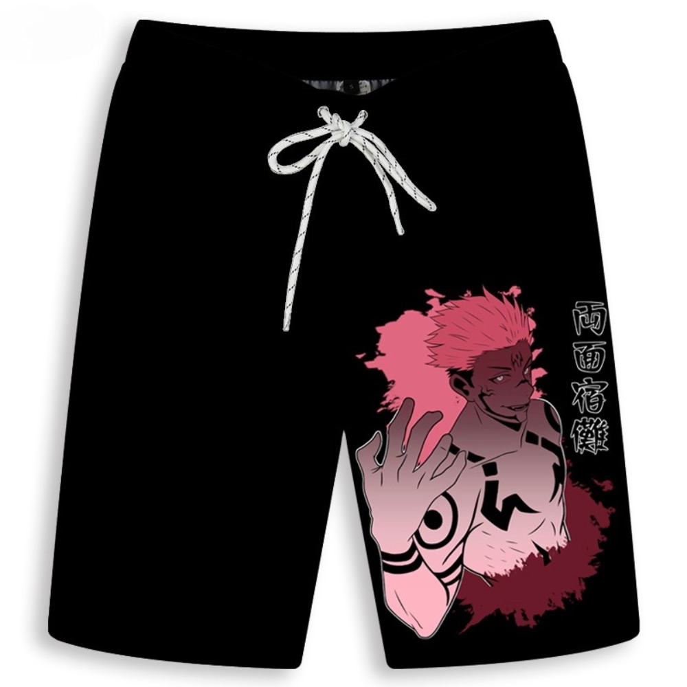 Pantalones cortos con estampad - Anime Merchandise Store In Japan reseña y precio