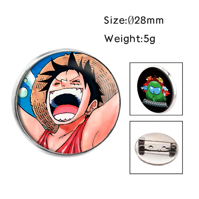 Broche de cristal con insignia - Anime Merchandise Wholesale reseña y precio