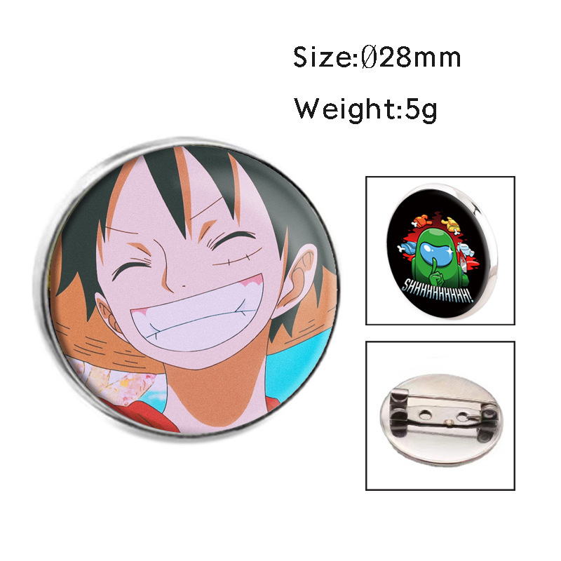 Broche de cristal con insignia - Anime Merchandise Wholesale reseña y precio