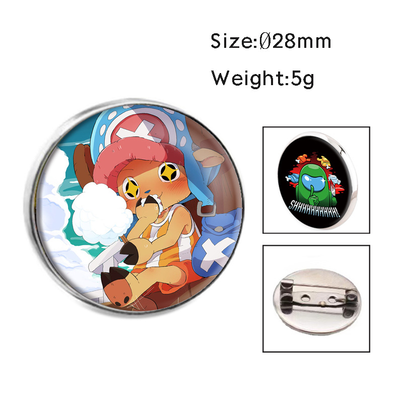 Broche de cristal con insignia - Anime Merchandise Wholesale reseña y precio
