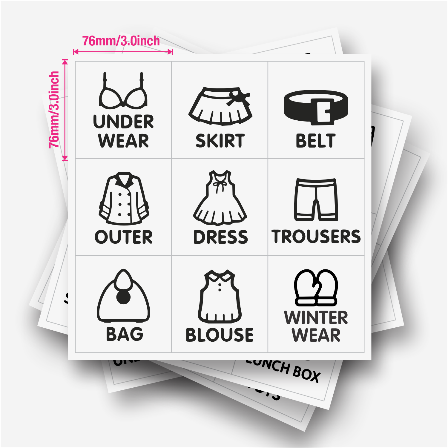 9 etiquetas/hoja, etiquetas or - Sticker Sheet Set reseña y precio